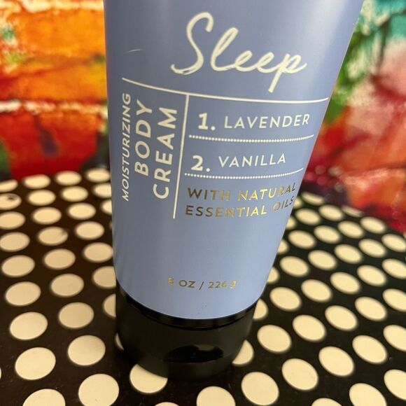 New Bath & Body Works Aromatherapy Sleep Lavender Vanilla  8 oz  Body Cream - Picture 2 of 3